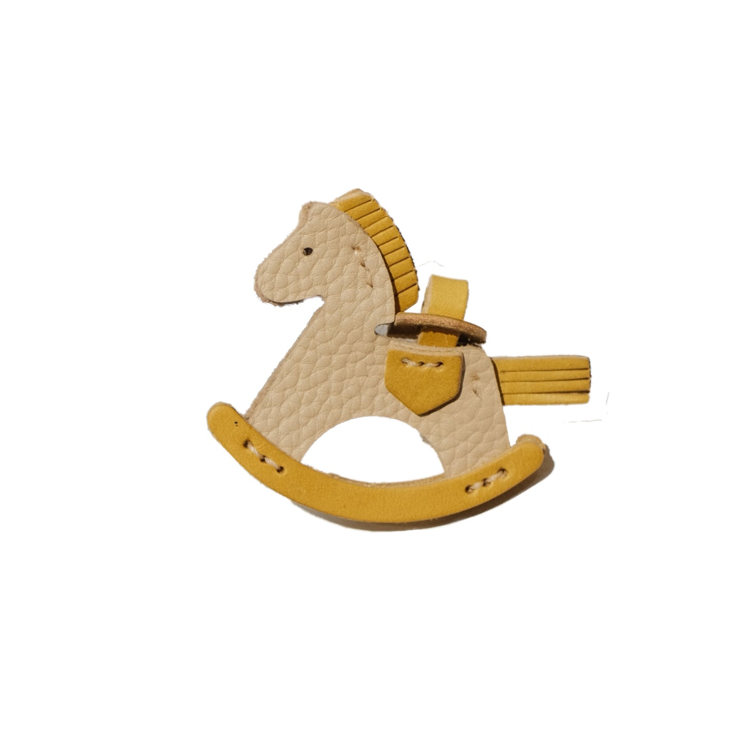 Leather Trojan Horse Pendant